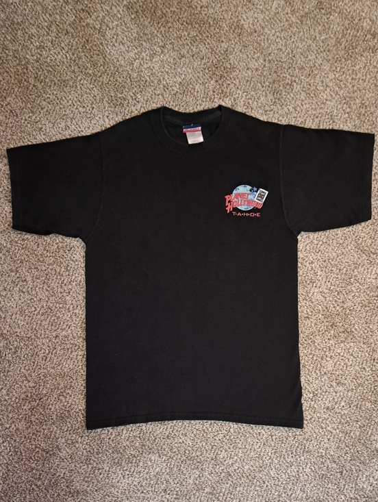 planet hollywood Other - Vintage 90s Y2K Planet Hollywood Lake Tahoe Poker Card SS Shirt Men's Size Small